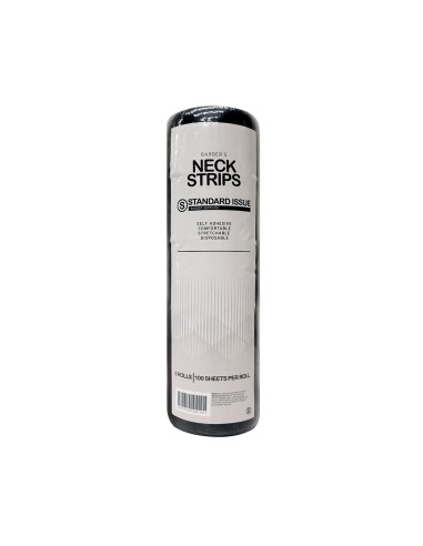BARBER NECK STRIPS BLACK STANDARD ISSUE