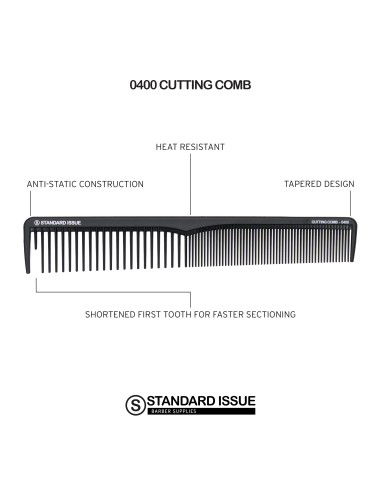 PEINE CORTE SECCION CARBONO 7" 0400 STANDARD ISSUE