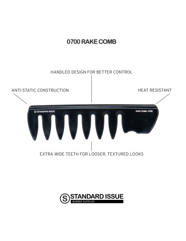 RAKE COMB HANDLE 0700 STANDARD ISSUE