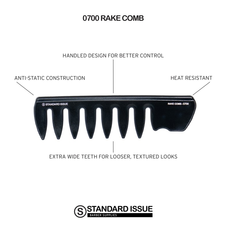 RAKE COMB HANDLE 0700 STANDARD ISSUE