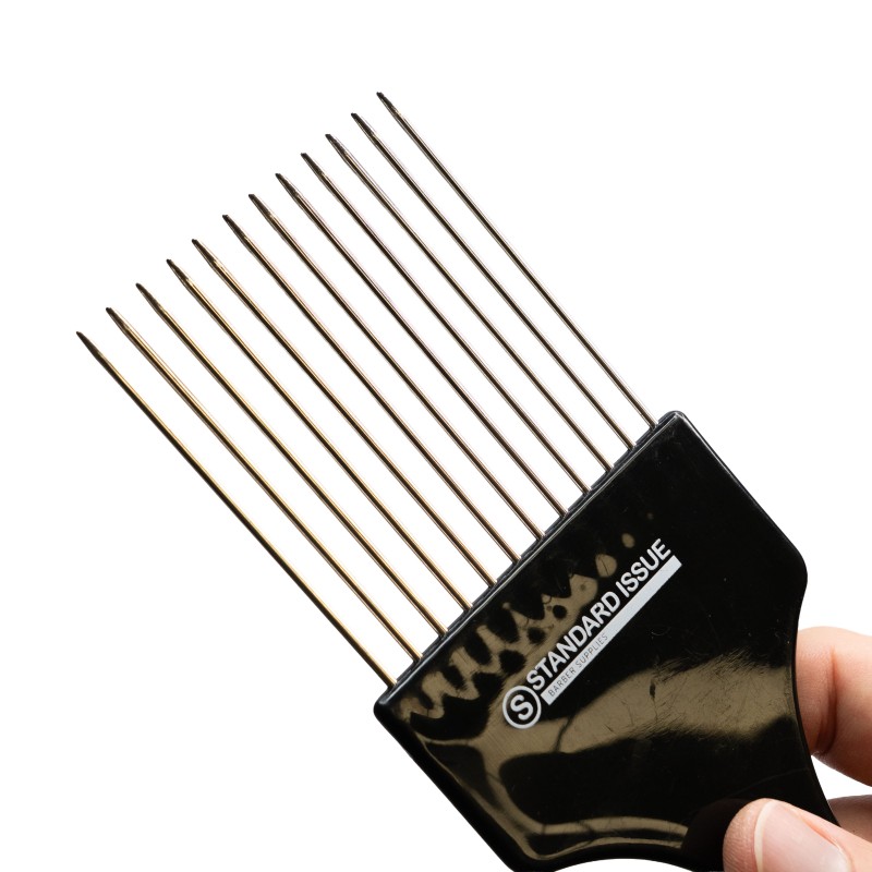 PEINE AFRO METAL PICK STANDARD ISSUE