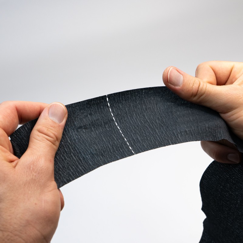 BARBER NECK STRIPS BLACK STANDARD ISSUE