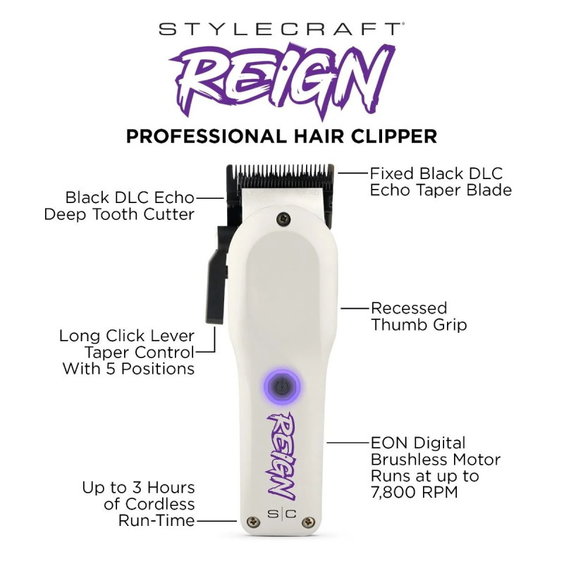 MAQUINA CLIPPER REIGN STYLE CRAFT