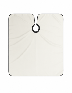 CAPA DE CORTE BLANCO MATE CUELLO DE GOMA B&G 2