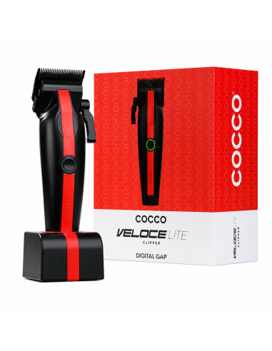 COCCO VELOCE LITE CLIPPER BLACK RED STRIPE