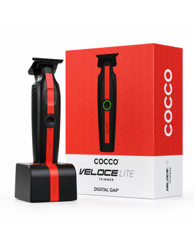 MAQUINA TRIMMER VELOCE LITE NEGRA/ROJA COCCO