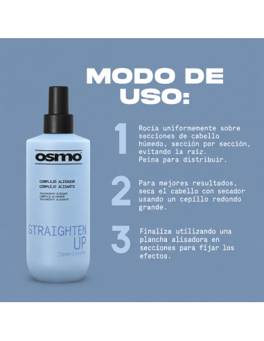 ALISADOR DE QUERATINA STRAIGHTEN UP OSMO