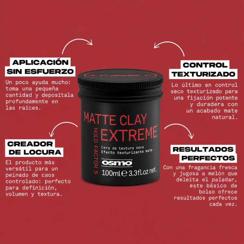 ARCILLA MATTE CLAY EXTREME 100ml OSMO