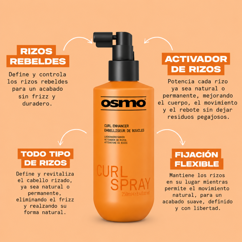 OSMO CURL SPRAY 250ml 2025