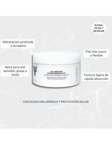 CREMA FACIAL IALUSERUM SUPER-HIDRATANTE 250ml...