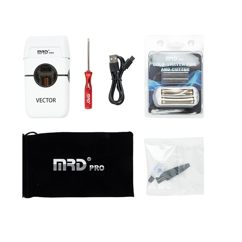 MRD PRO VECTOR FOIL WHITE SHAVER