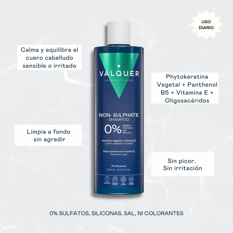 CHAMPU SIN SULFATOS 1000ML VALQUER NP