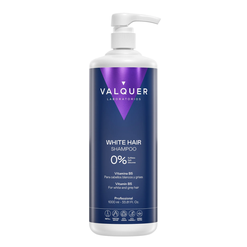 CHAMPU CABELLOS BLANCOS 1000ML 0% SULFATOS VALQUER