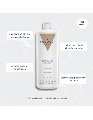 CHAMPU PH NEUTRO 1000 ML VALQUER