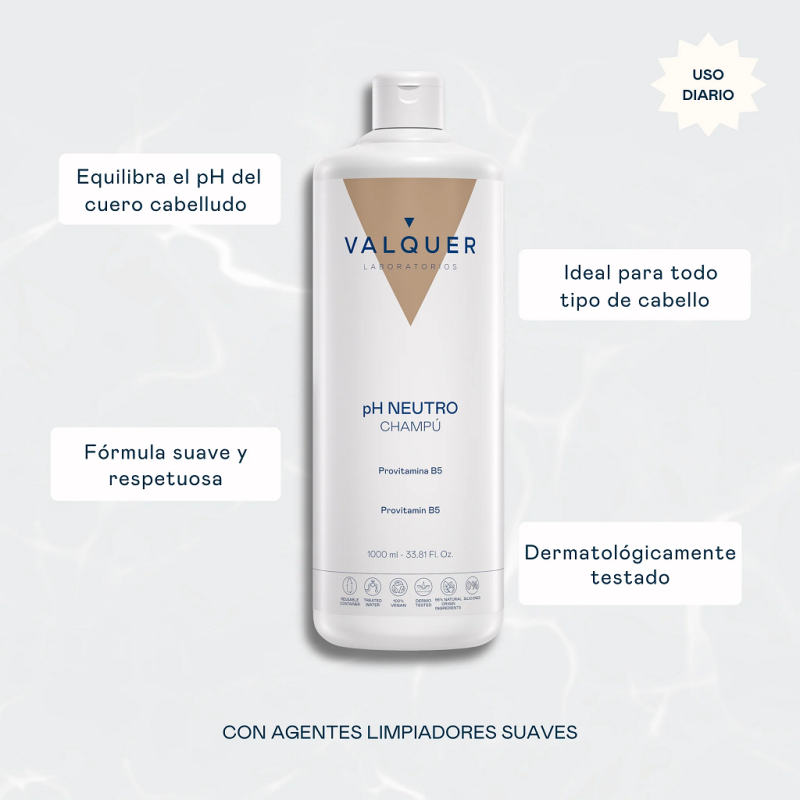 CHAMPU PH NEUTRO 1000 ML VALQUER