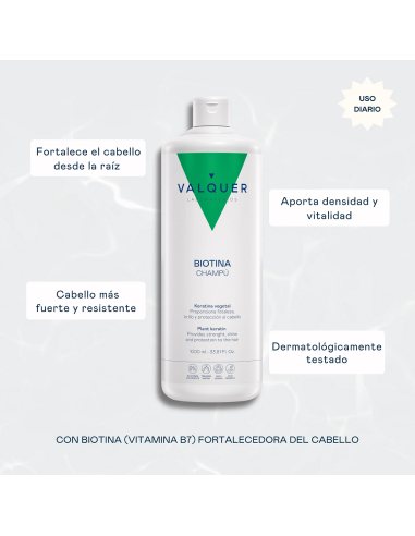 CHAMPU BIOTINA 1000ML VALQUER