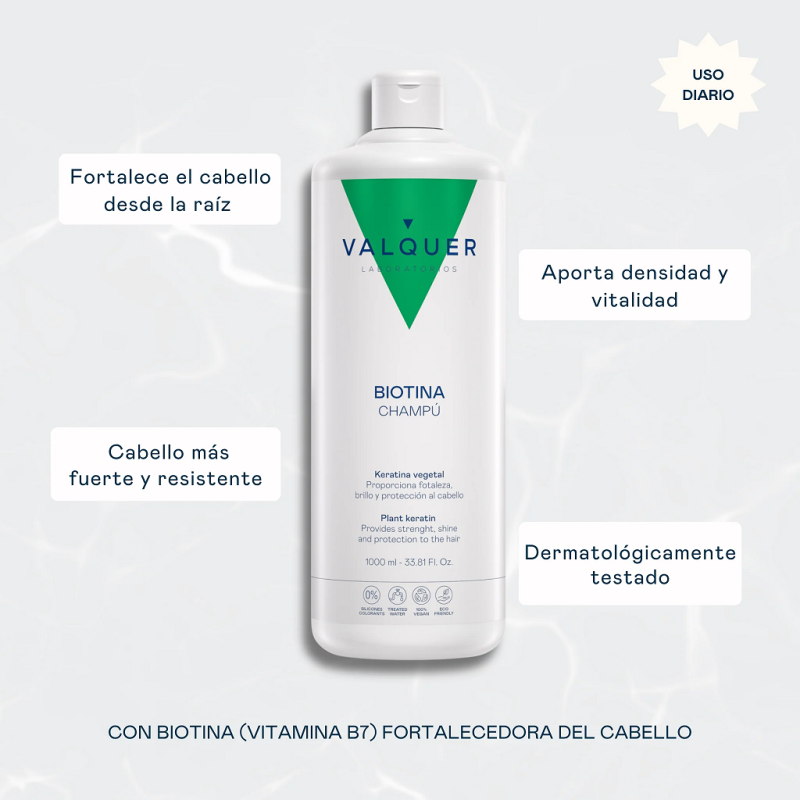 CHAMPU BIOTINA 1000ML VALQUER