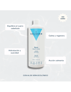 CHAMPU EQUILIBRANTE CON ALOE VERA 1000ML VALQUER 2