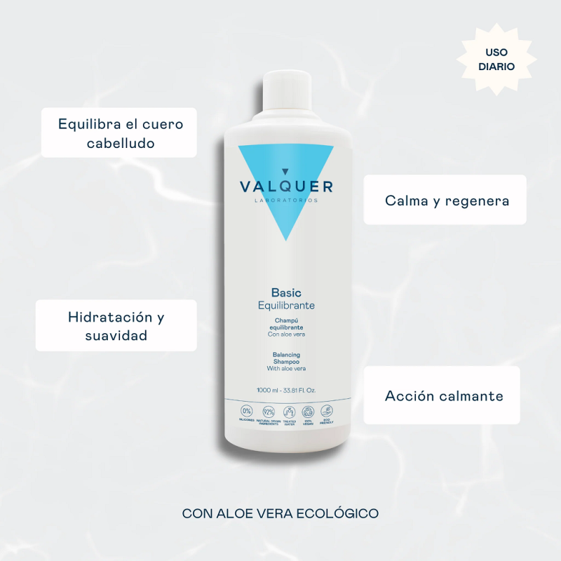 ALOE VERA BALANCING SHAMPOO 1000ML VALQUER