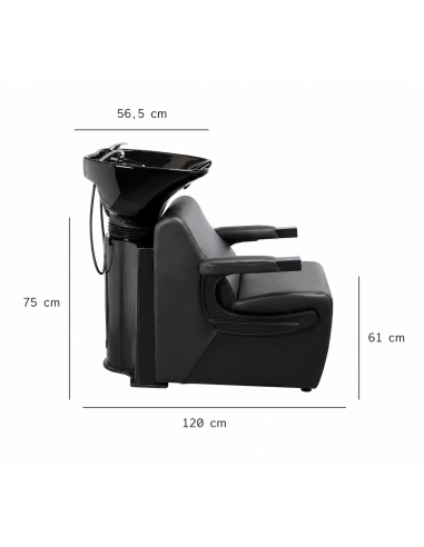 WASHING UNIT HALO BLACK