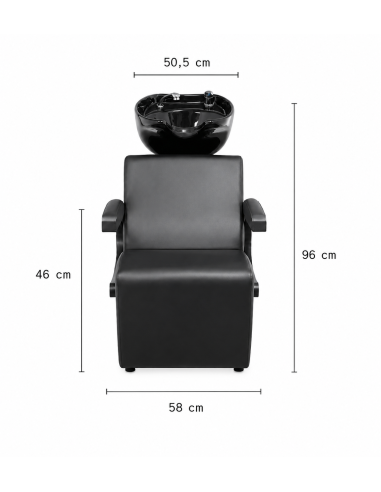 WASHING UNIT HALO BLACK