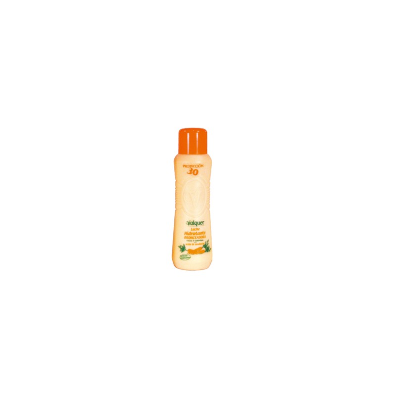 LECHE HIDRATANTE BRONCEADORA ZANAHORIA F/30 500ml. VALQUER