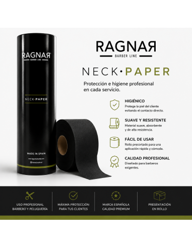 PAPEL DE CUELLO NEGRO PREMIUM RAGNAR