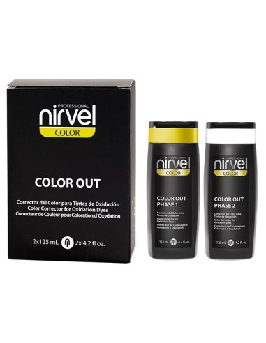 CORRECTOR DE TINTURA "COLOR OUT" 2X125ml NIRVEL
