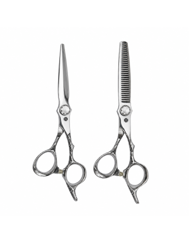 SET DE TIJERAS DOBLE SILVER 6"  PRIME SUPPLY