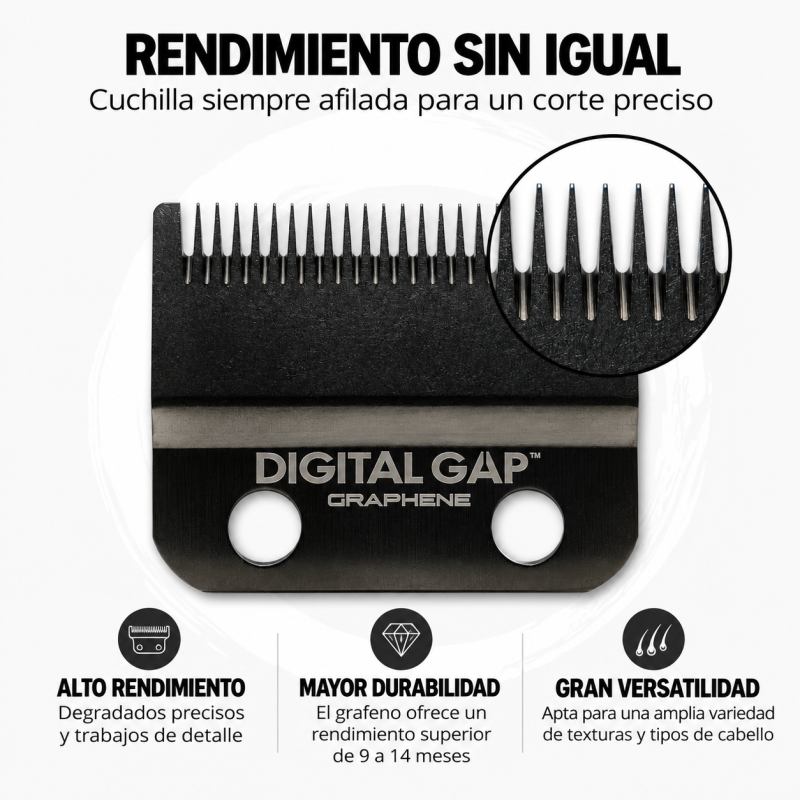 CUCHILLA FADE GRAPHENE DIGITAL GAP AMBASSADOR COCCO