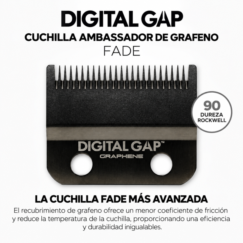 CUCHILLA FADE GRAPHENE DIGITAL GAP AMBASSADOR COCCO