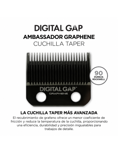 CUCHILLA TAPER GRAPHENE DIGITAL GAP AMBASSADOR...