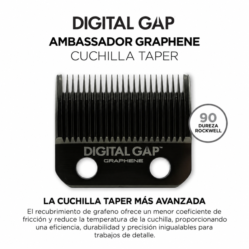 CUCHILLA TAPER GRAPHENE DIGITAL GAP AMBASSADOR COCCO