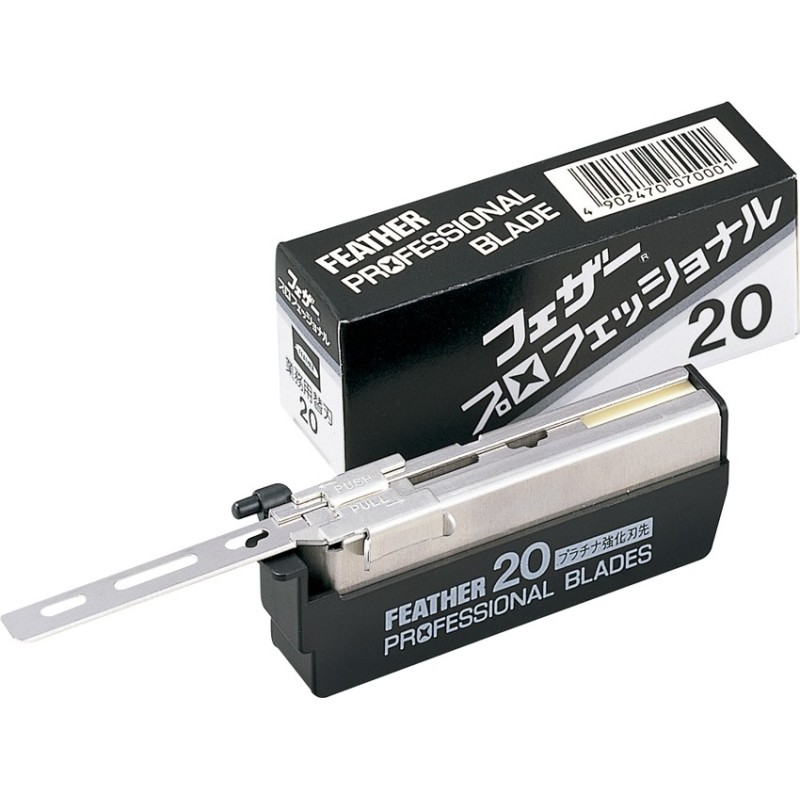 CAJA 20 CUACHILLAS PROFESIONAL BLADES FEATHER