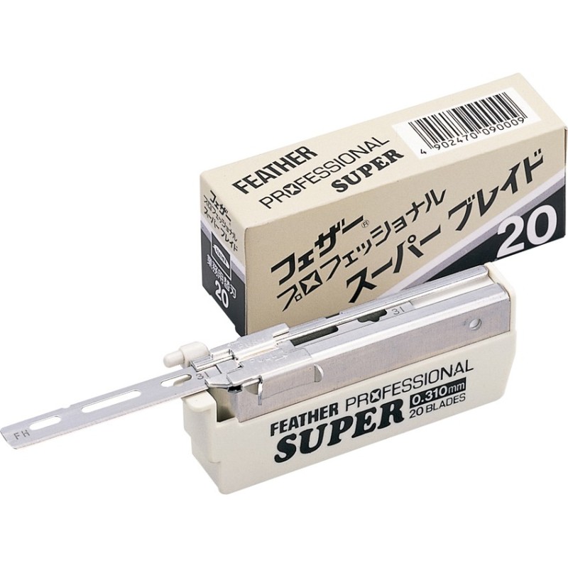 CAJA 20 CUACHILLAS SUPER PROFESIONAL FEATHER