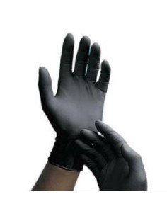 GUANTE DE LATEX BLACK 20UND 2