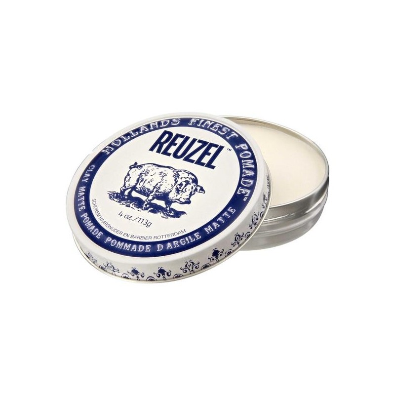 CLAY MATTE POMADE REUZEL BY SCHOREM BARBIERS