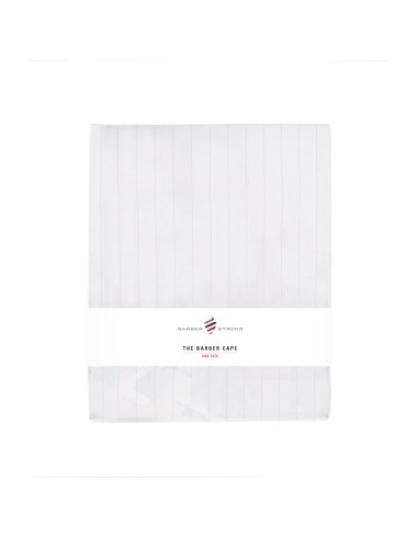 CAPA DE CORTE PREMIUM BLANCO BARBER STRONG 