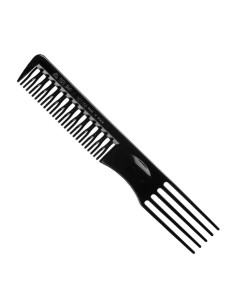 CURVED FORK COMB WITH PLASTIC TEETH