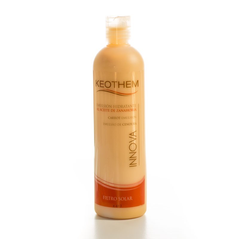 LECHE CORPORAL ZANAHORIAS KEOTHEM 500ML CON FILTRO