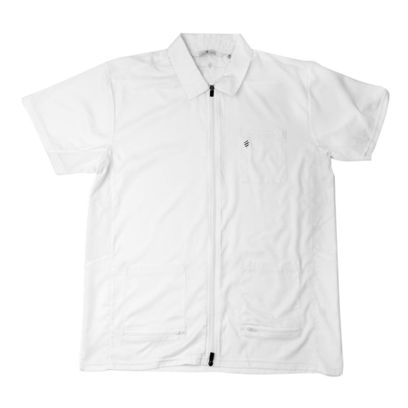 THE BARBER WHITE JACKET BARBER STRONG