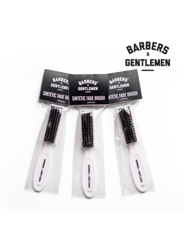 CEPILLO FADE PEQUEÑO BLANCO BARBERS & GENTLEMEN