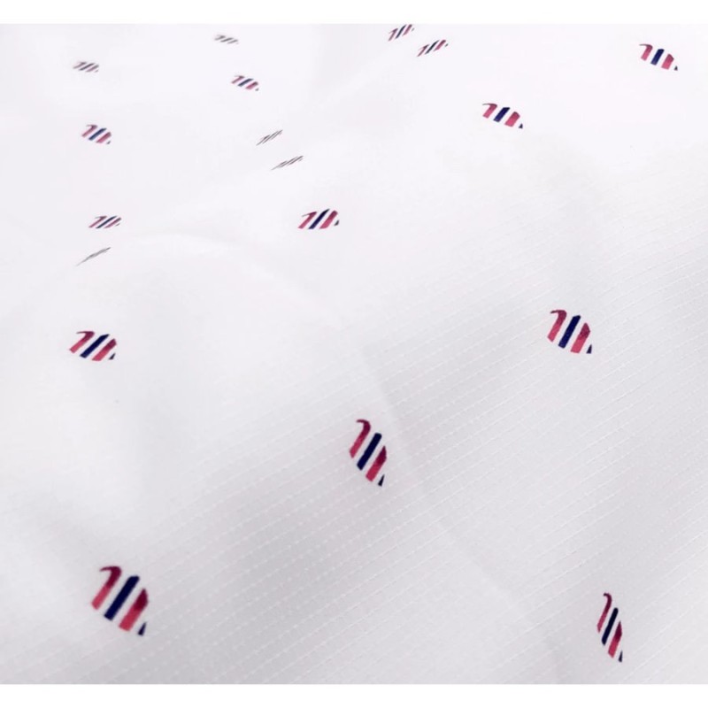 BARBER SHIELD WHITE CAPE BARBER STRONG