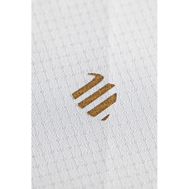 CAPA DE CORTE PREMIUM BLANCO DORADO SHIELD BARBER STRONG